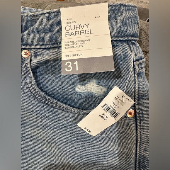 Gap Barrel Curvy High Rise Jean - 12 Short NWT - Picture 15 of 15